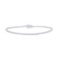 Certified 1 CTW Round VS Lab Grown 7" Tennis Bracelets 14KT Gold