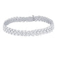 Certified 7 CTW Marquise & Pear Cut VS Lab Grown 7" Fancy Bracelets 14KT Gold