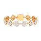 Certified 8.22 CTW Marquise, Pear and Round Cut VS Lab Grown 7" Fancy Bracelets 14KT Gold