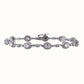 Certified 4.82 CTW Oval Cut w/ Round and Baguette VS Lab Grown 7" Fancy Bracelets 14KT Gold