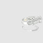 3.25ct Portuguese Cut Round Certified Lab Diamond Ring