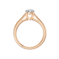 1.00ct Round Certified Solitaire Lab Diamond Ring