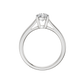 1.00ct Round Certified Solitaire Lab Diamond Ring