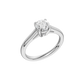 1.00ct Round Certified Solitaire Lab Diamond Ring