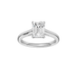 1.00ct Radiant Certified Solitaire Lab Diamond Ring