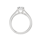 1.00ct Radiant Certified Solitaire Lab Diamond Ring