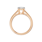 1.50ct Radiant Certified Solitaire Lab Diamond Ring