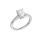 1.50ct Radiant Certified Solitaire Lab Diamond Ring