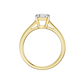 1.50ct Radiant Certified Solitaire Lab Diamond Ring