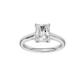 1.50ct Radiant Certified Solitaire Lab Diamond Ring