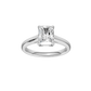 2.00ct Radiant Certified Solitaire Lab Diamond Ring