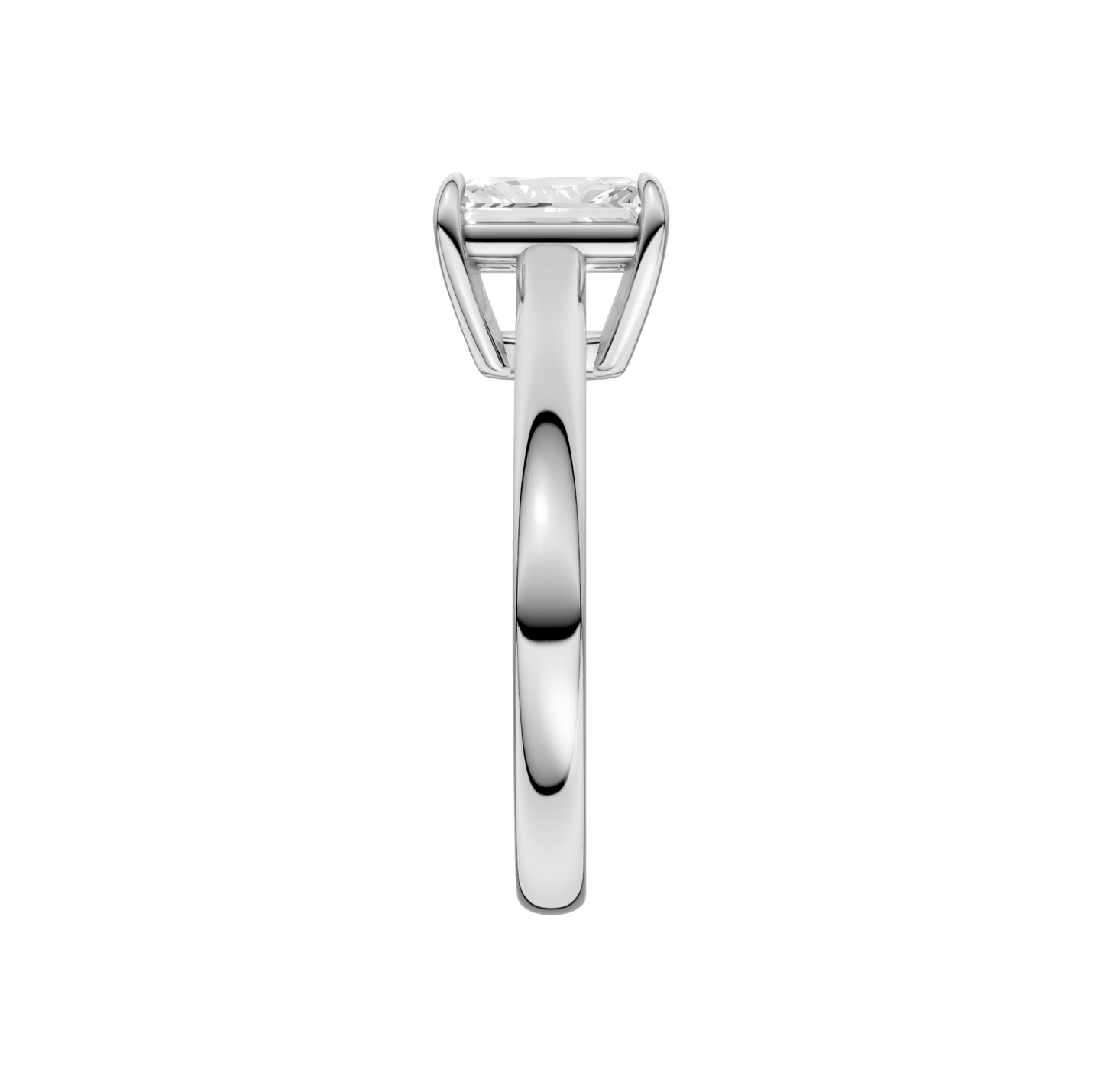 2.00ct Radiant Certified Solitaire Lab Diamond Ring