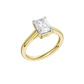 2.00ct Radiant Certified Solitaire Lab Diamond Ring