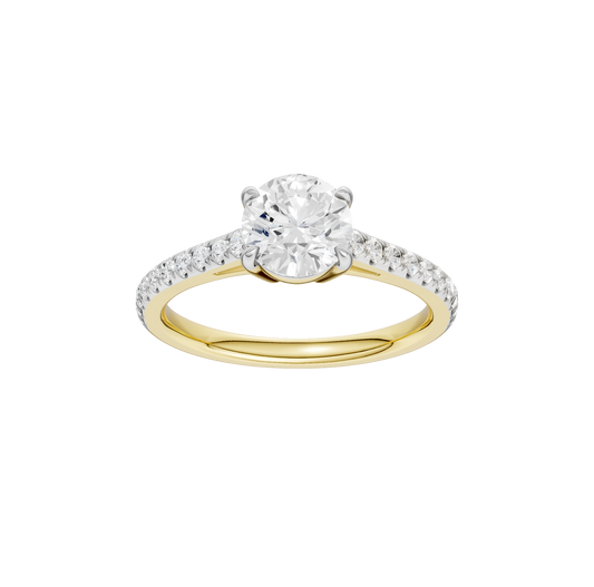 1.25ct Round Certified Solitaire Lab Diamond Ring