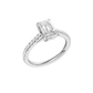 1.75ct Emerald Certified Lab Diamond Ring