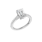 2.25ct Emerald Certified Solitaire Lab Diamond Ring