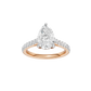 2.25ct Pear Certified Solitaire Lab Diamond Ring