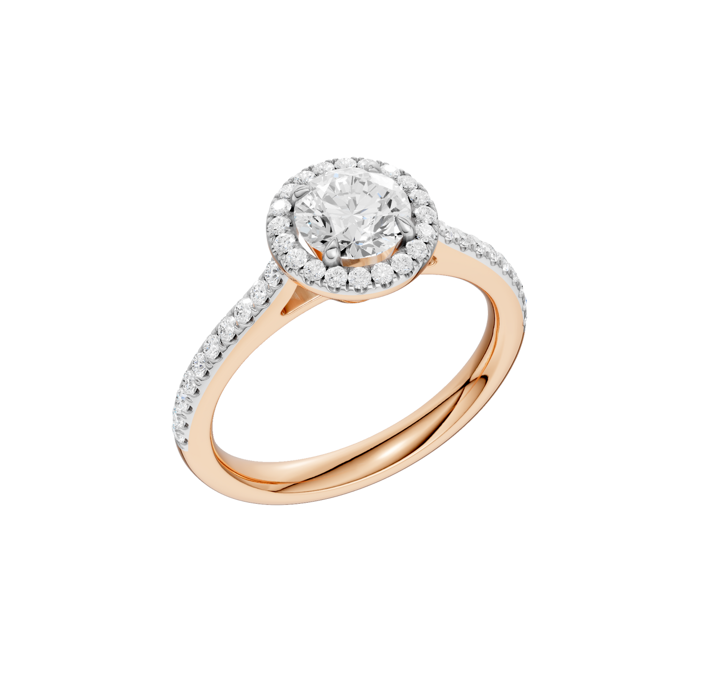 1.25ct Round Certified Lab Diamond Ring