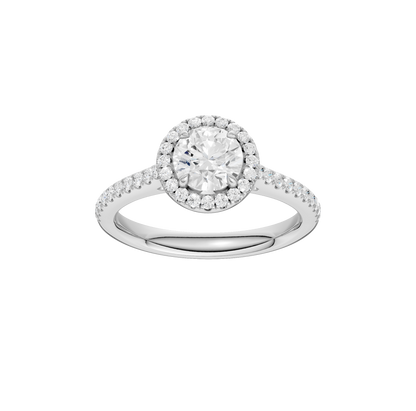 1.25ct Round Certified Lab Diamond Ring
