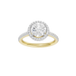 2.25ct Round Certified Lab Diamond Ring