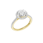 2.25ct Round Certified Lab Diamond Ring