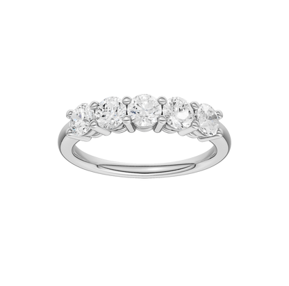 1.00ct Round Certified Lab Diamond Ring