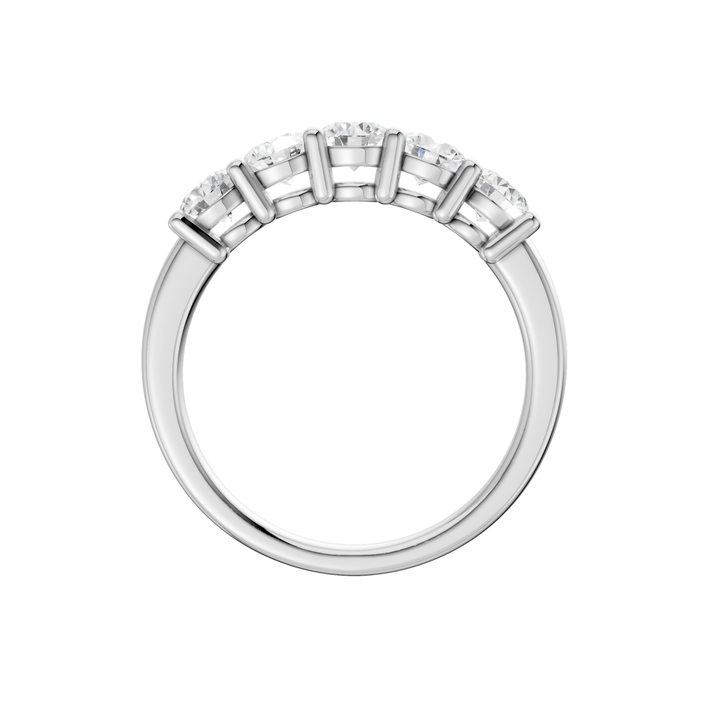 1.00ct Round Certified Lab Diamond Ring