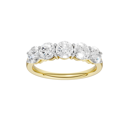 1.50ct Round Certified Lab Diamond Ring
