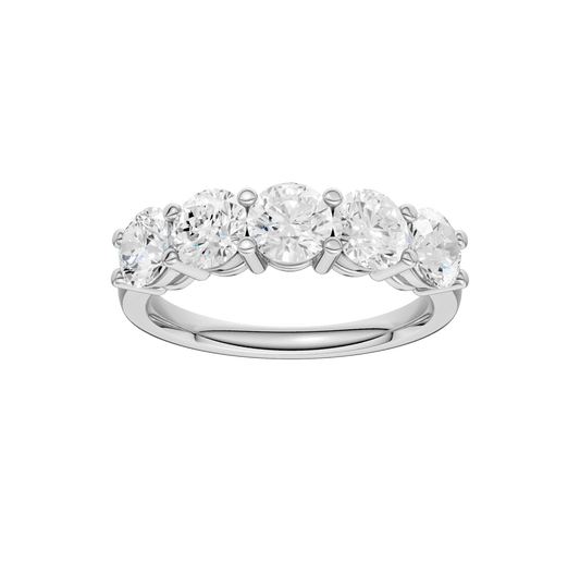 2.00ct Round Certified Lab Diamond Ring