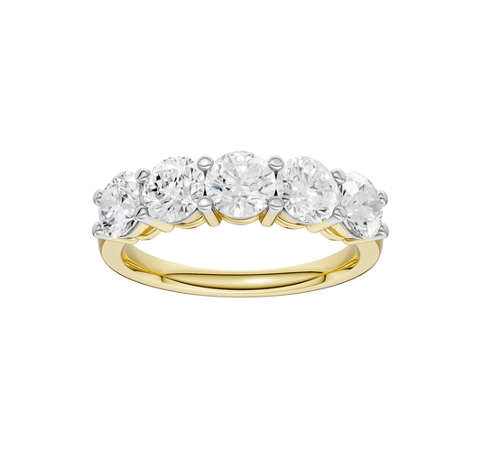 2.00ct Round Certified Lab Diamond Ring