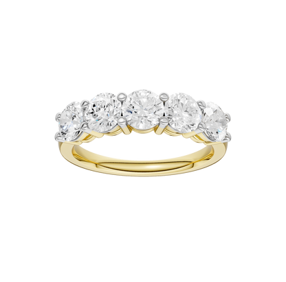 2.00ct Round Certified Lab Diamond Ring