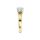 1.50ct Oval Certified Lab Diamond Band