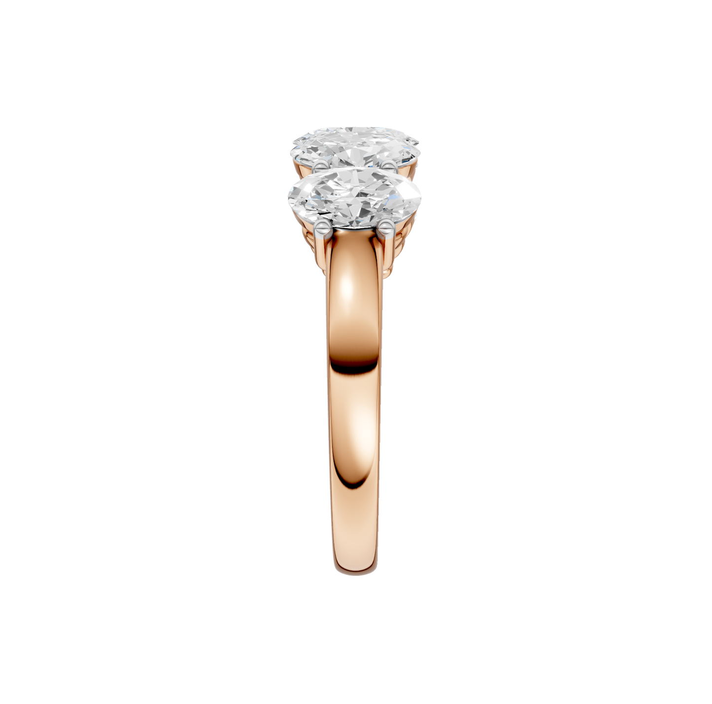 2.00ct Oval Certified Lab Diamond Ring