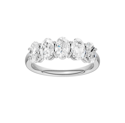 2.00ct Oval Certified Lab Diamond Ring