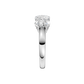 2.00ct Oval Certified Lab Diamond Ring