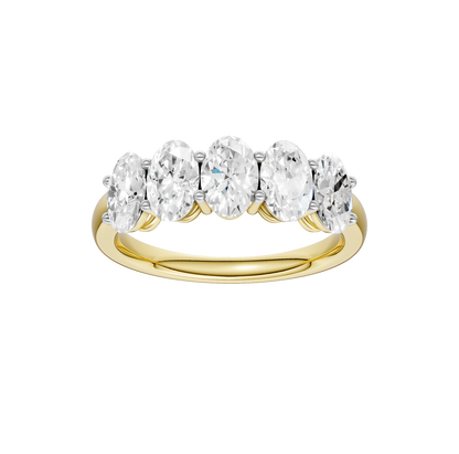 2.00ct Oval Certified Lab Diamond Ring