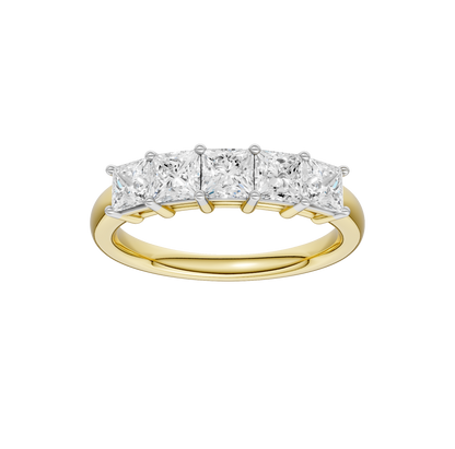 1.50ct Princess Certified Lab Diamond Ring