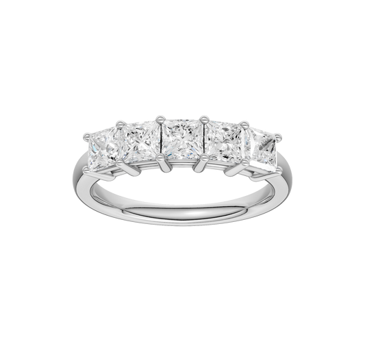 2.00ct Princess Certified Lab Diamond Ring