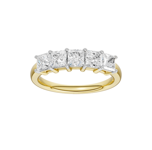 2.00ct Princess Certified Lab Diamond Ring