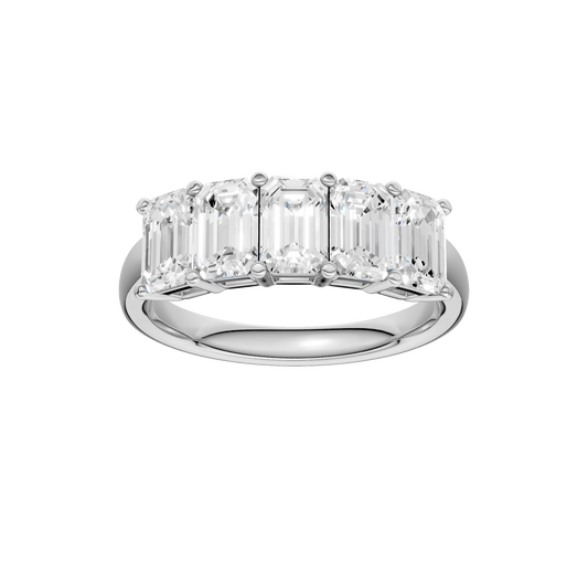 2.00ct Emerald Certified Lab Diamond Ring