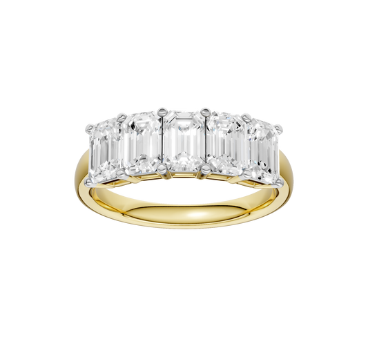 2.00ct Emerald Certified Lab Diamond Ring