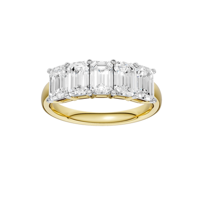 2.00ct Emerald Certified Lab Diamond Ring
