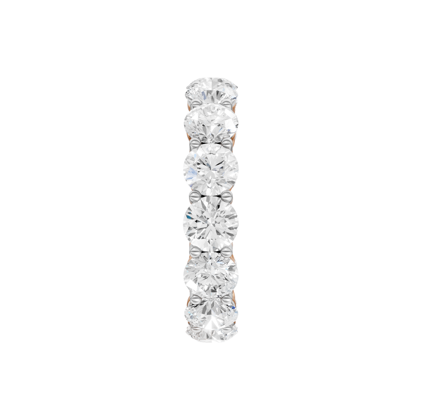 4.95ct Round Certified Lab Diamond Ring