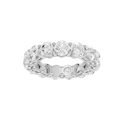 4.95ct Round Certified Lab Diamond Ring