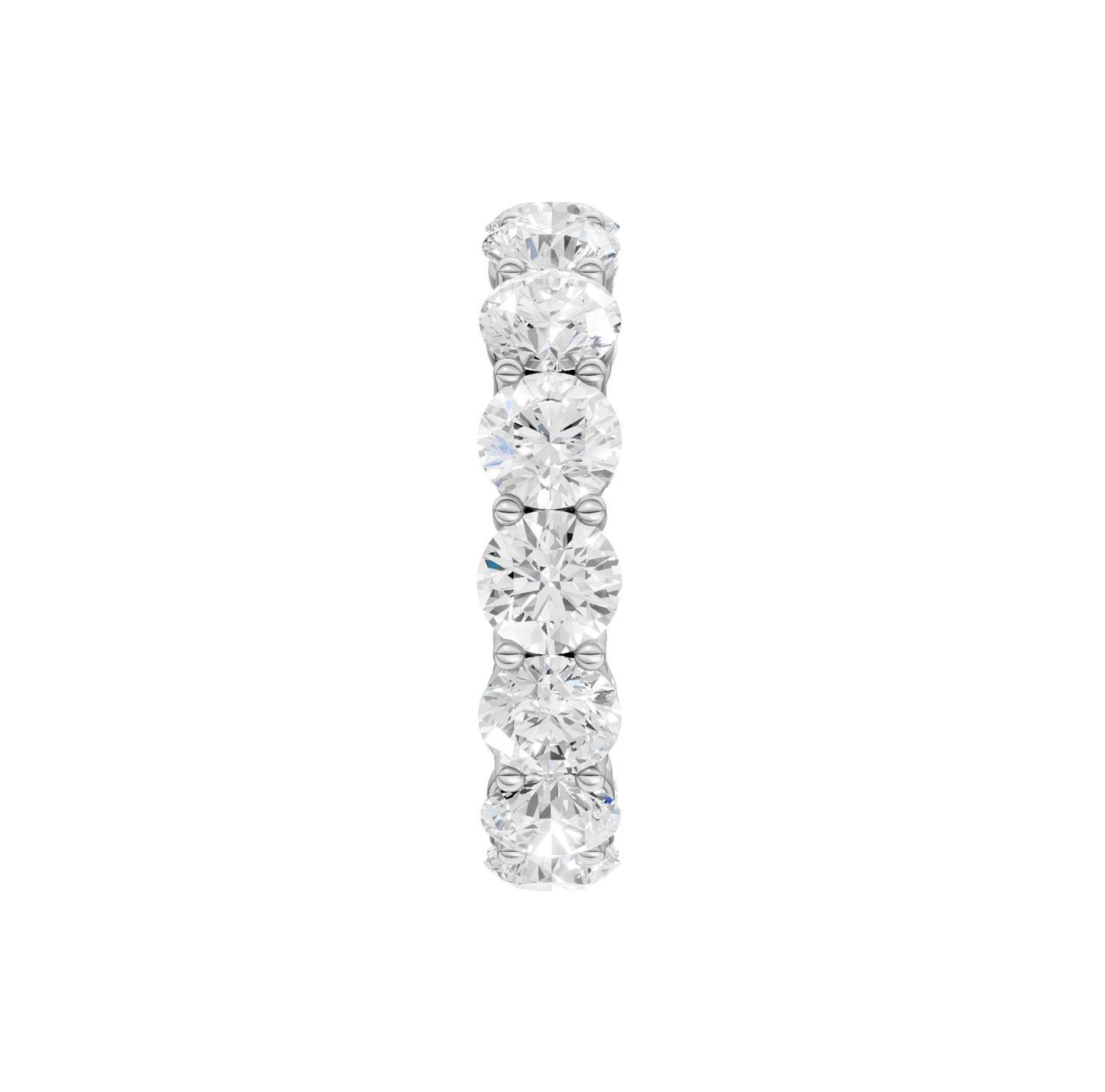 4.95ct Round Certified Lab Diamond Ring