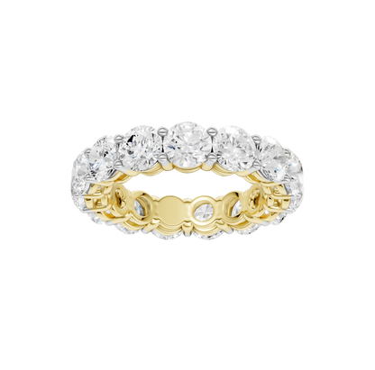 4.95ct Round Certified Lab Diamond Ring