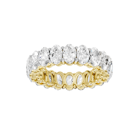 5.00ct Oval Certified Lab Diamond Ring