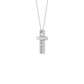 0.25ct  Small Cross Certified Lab Diamond Pendant