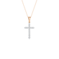 0.25ct Cross Certified Lab Diamond Pendant