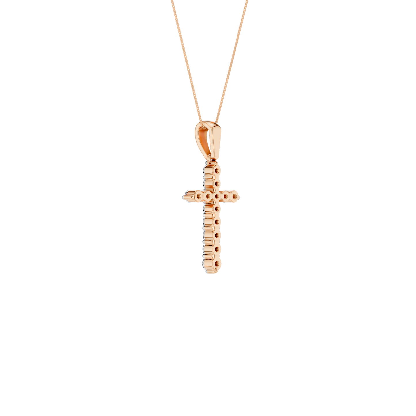 0.25ct Cross Certified Lab Diamond Pendant
